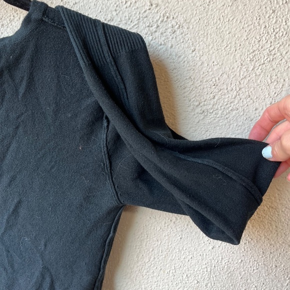 Lucky Thirteen Rockabilly Button-up CardiganSweater Embroidered Anchor L black - Picture 7 of 10